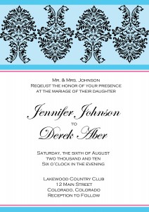 wedding invitation