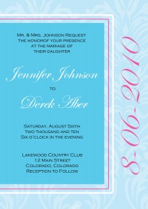 wedding invitation