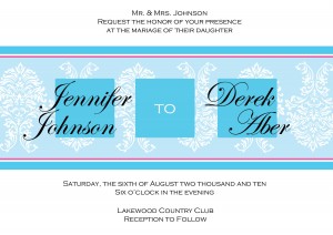 wedding invitation