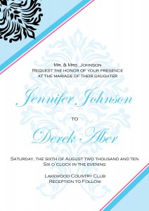 wedding invitation