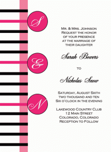 Wedding Invitation, Mary Bowman Design