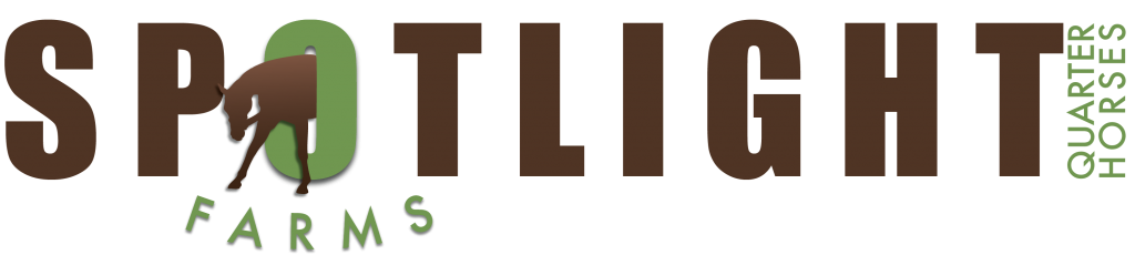 Spotlight Farm Quarter Horses, logo design